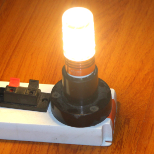 LED灯泡玉米灯泡E27大小螺口E14 13W18W暖白光3色变光led节能灯泡