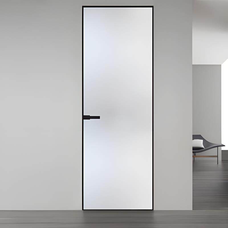 极窄铝合金门门厨房门浴室门隐框玻璃门长虹单扇卫生间门厕所门