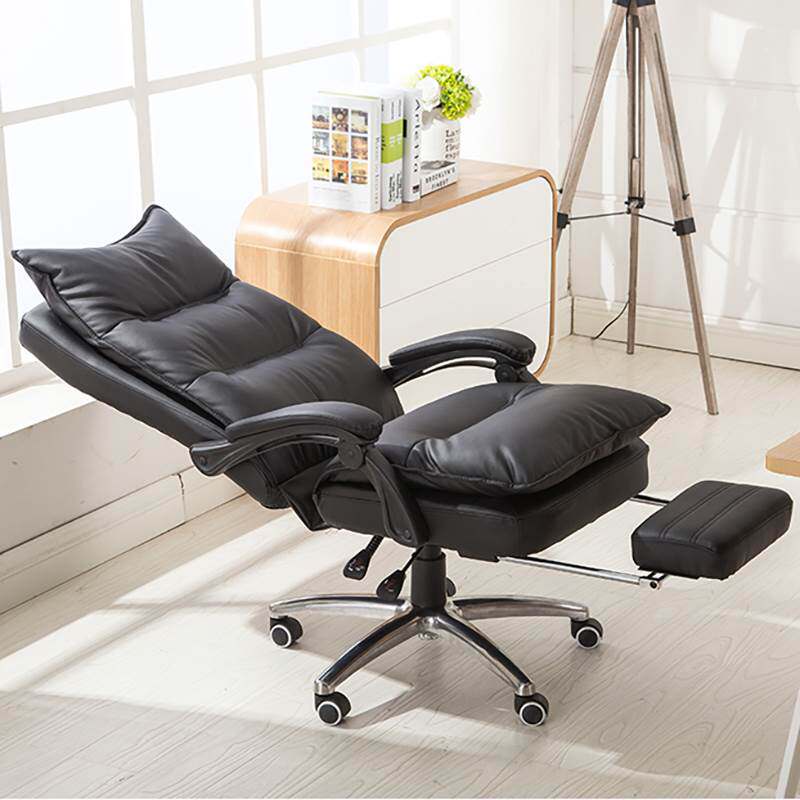 家用电脑椅午休可躺皮款老板椅办公室椅子可午睡按摩座椅舒适久坐