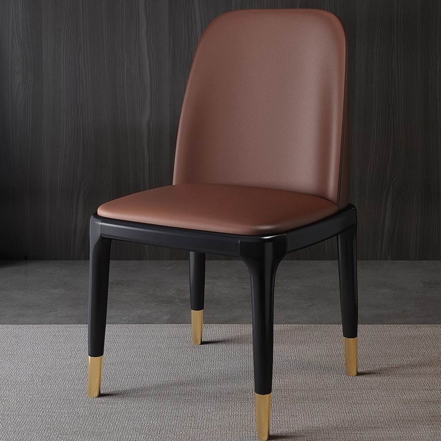 夜恋坊北欧实木餐椅现代简约时尚家用餐厅酒店桌椅靠背网红椅子