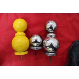 婚庆花轿顶球不锈钢球花轿装饰配件结婚轿子中式八抬大轿