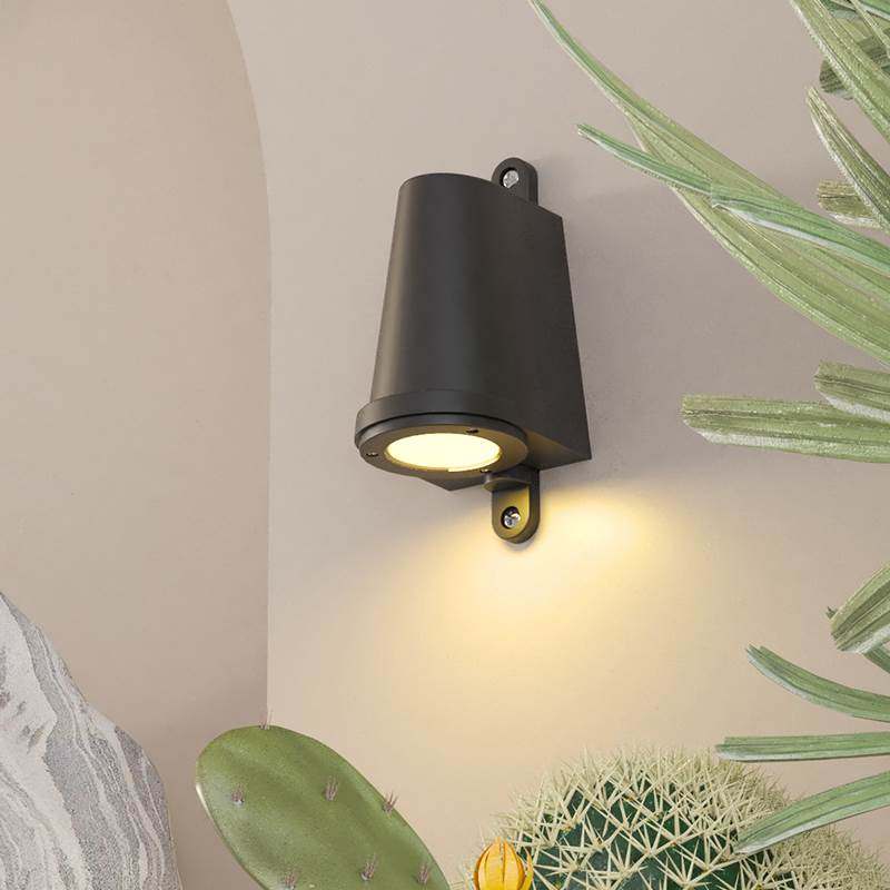 高端户外壁灯中古风聚光射灯楼梯墙灯超亮咖啡店服装店门口门牌灯