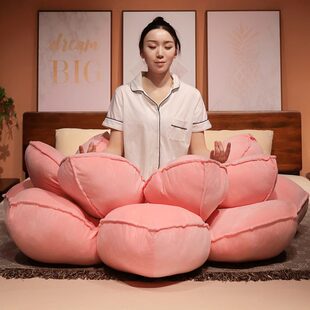 莲花屁垫搞怪家用好运莲莲坐垫榻榻米地垫女坐墩懒人沙发飘窗蒲团