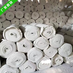 白色透水渗水土工布工程布保湿士工布无纺布公路养护反滤滤水种植