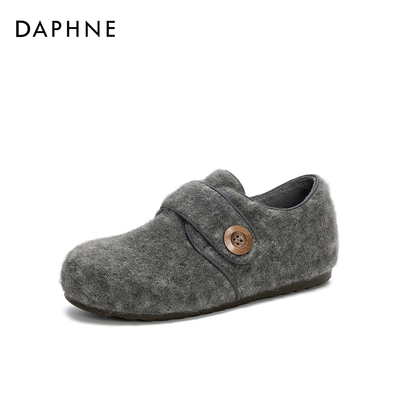 达芙妮秋季新款时尚百搭平底鞋