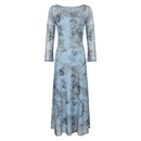 气质百搭印花网纱吊带连衣裙小众设计吊带裙240 新款 338 研研