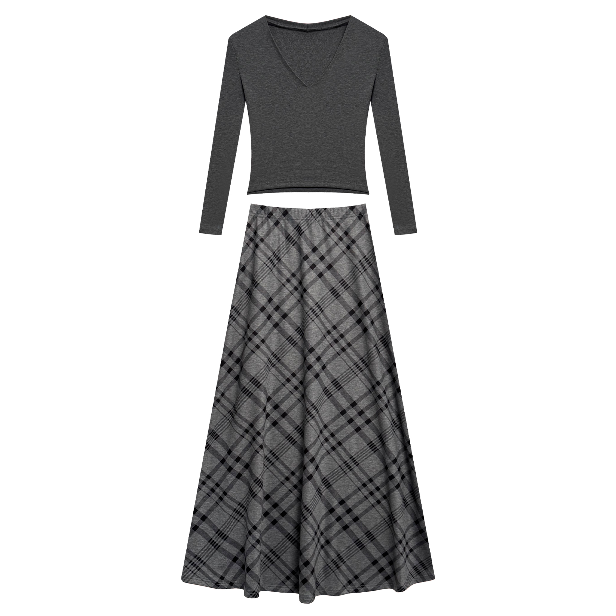 2025秋冬轻奢气质女人味高级百搭小众设计连衣裙419-437