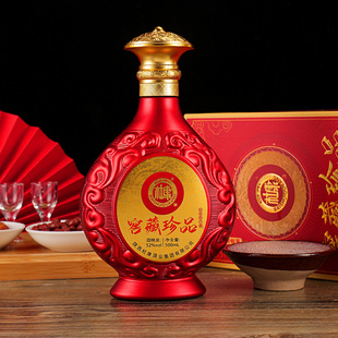 白水杜康窖藏珍品浓香型52度整箱6瓶*500ml赠送三个礼袋