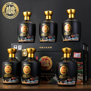 白水杜康【龙行天下】浓香型52度白酒整箱6瓶*500ml精致手提礼箱