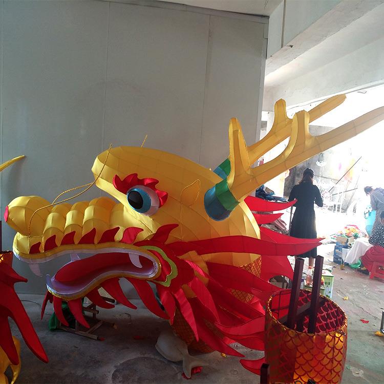 防雨防腐蚀户外大型彩灯造型十二生肖龙灯笼花灯展览