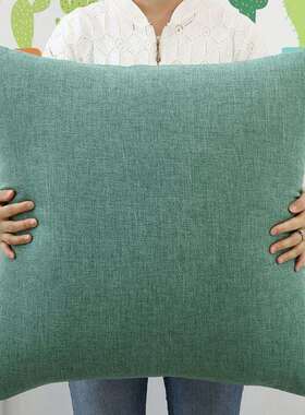 大抱枕靠垫客厅沙发大号靠背70现代简约北欧靠枕套65绿色徐萍