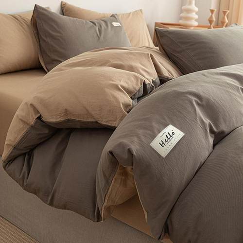 日式四件套单件被套床单宿舍简约三件套