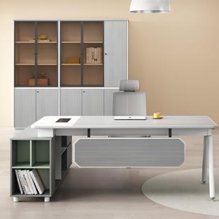 老板办公桌简约现代办公室领导办公桌椅组合套装主管办公台老板桌