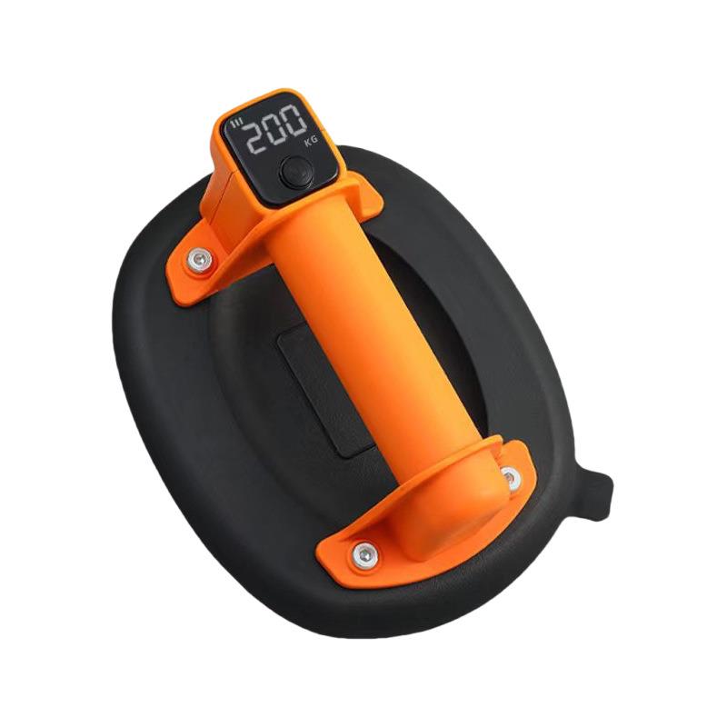 跨境气泵自动玻璃吸盘瓷砖重型搬运工具8寸三层真空电动吸盘