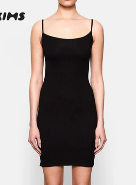 SKIMS HIRE SOFT LOUNGE吊带短款连衣裙肯豆轻奢纯欲风包臀短裙女