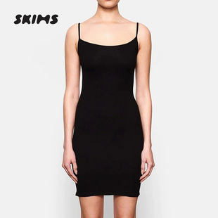 LOUNGE吊带短款 SOFT 连衣裙肯豆轻奢纯欲风包臀短裙女 HIRE SKIMS