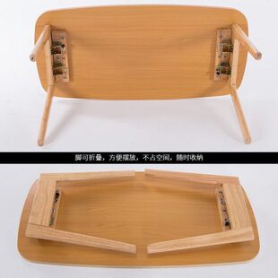 客厅家用台简约北欧85尺寸茶几小户型可折叠网红小桌子餐桌实木