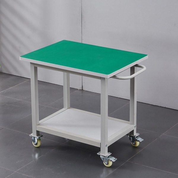 防静电移动带轮工业周转双层手推车打包桌操作台,商业/办公家具,线棒货架/工作台,淘宝优惠券,粉丝福利购,淘宝优惠卷