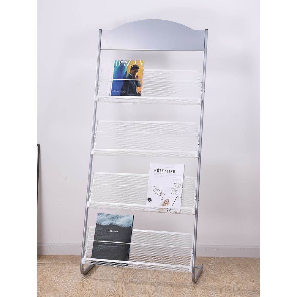 杂志架子书刊报置物架单页展架收纳落地报纸报刊架宣传资料展之满