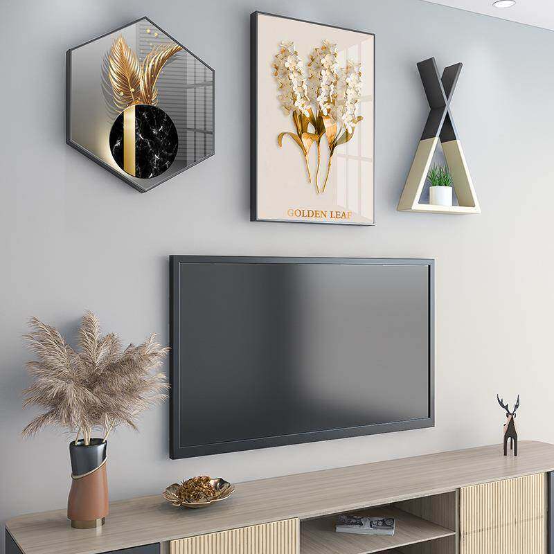 现代简约电视背景墙面装饰客厅装饰画墙壁画挂件轻奢大气挂画组合