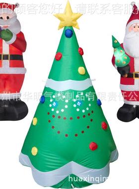 充气圣老 圣诞老人人卡通家 充气圣诞用诞品 圣诞装饰18742 厂直