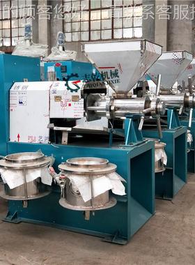 自动5旋级螺榨全油机 菜籽炸油机 恒 RLR温茶籽油榨油机