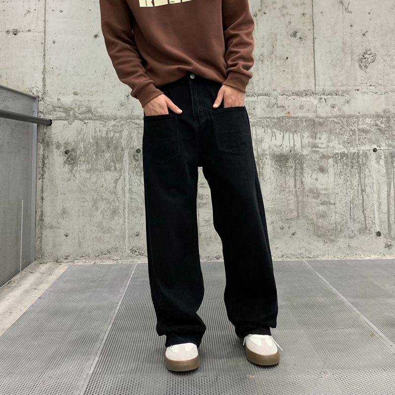 No48巴黎风美式复古牛仔裤