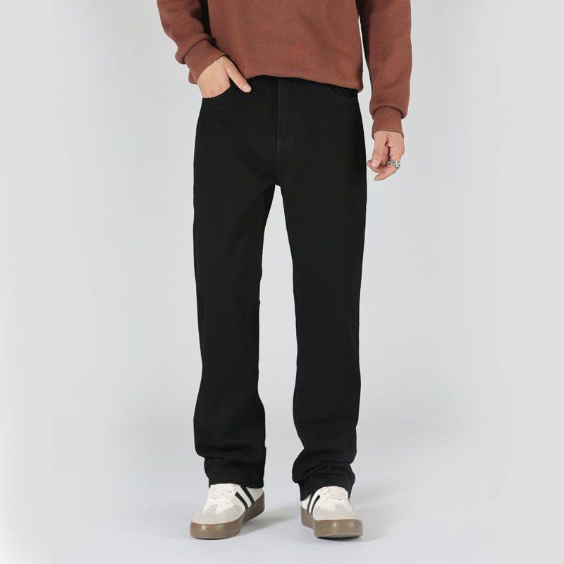 NO48巴黎风美式复古水洗牛仔裤