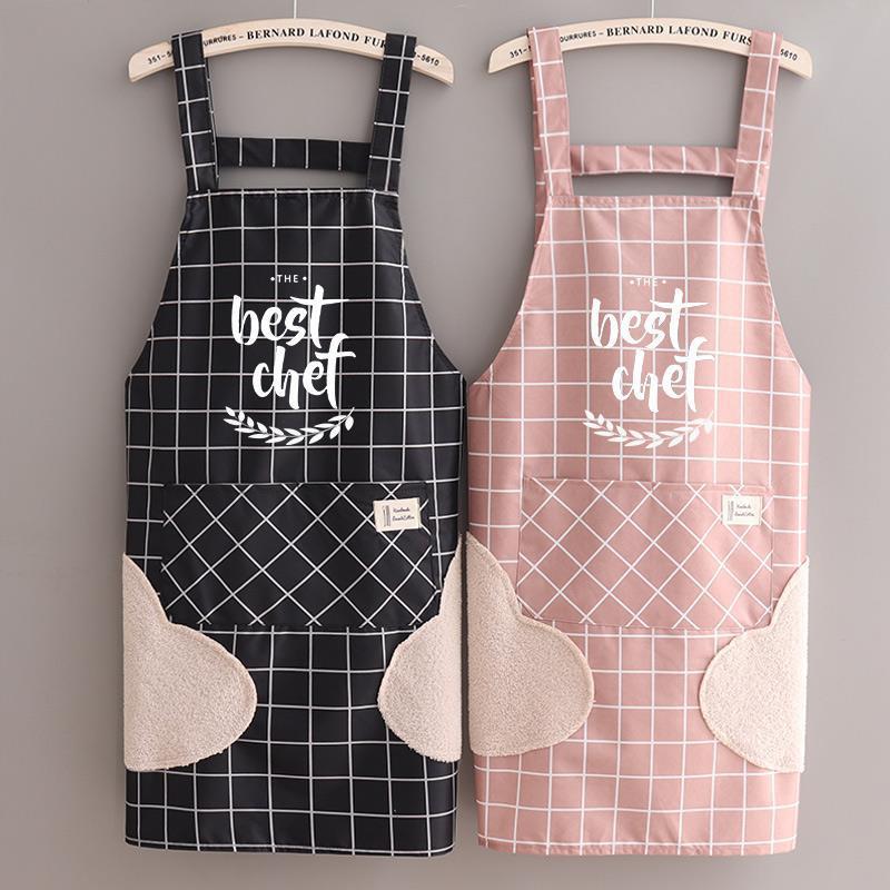 *1F31F3新款围裙女防水防油做饭厨房家用洋气可擦手2023男时尚工