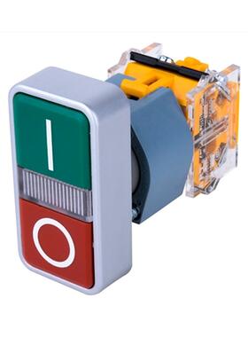 苏州APT/上海二工按钮双头带灯按钮LA39-A1-11RD/rgy23