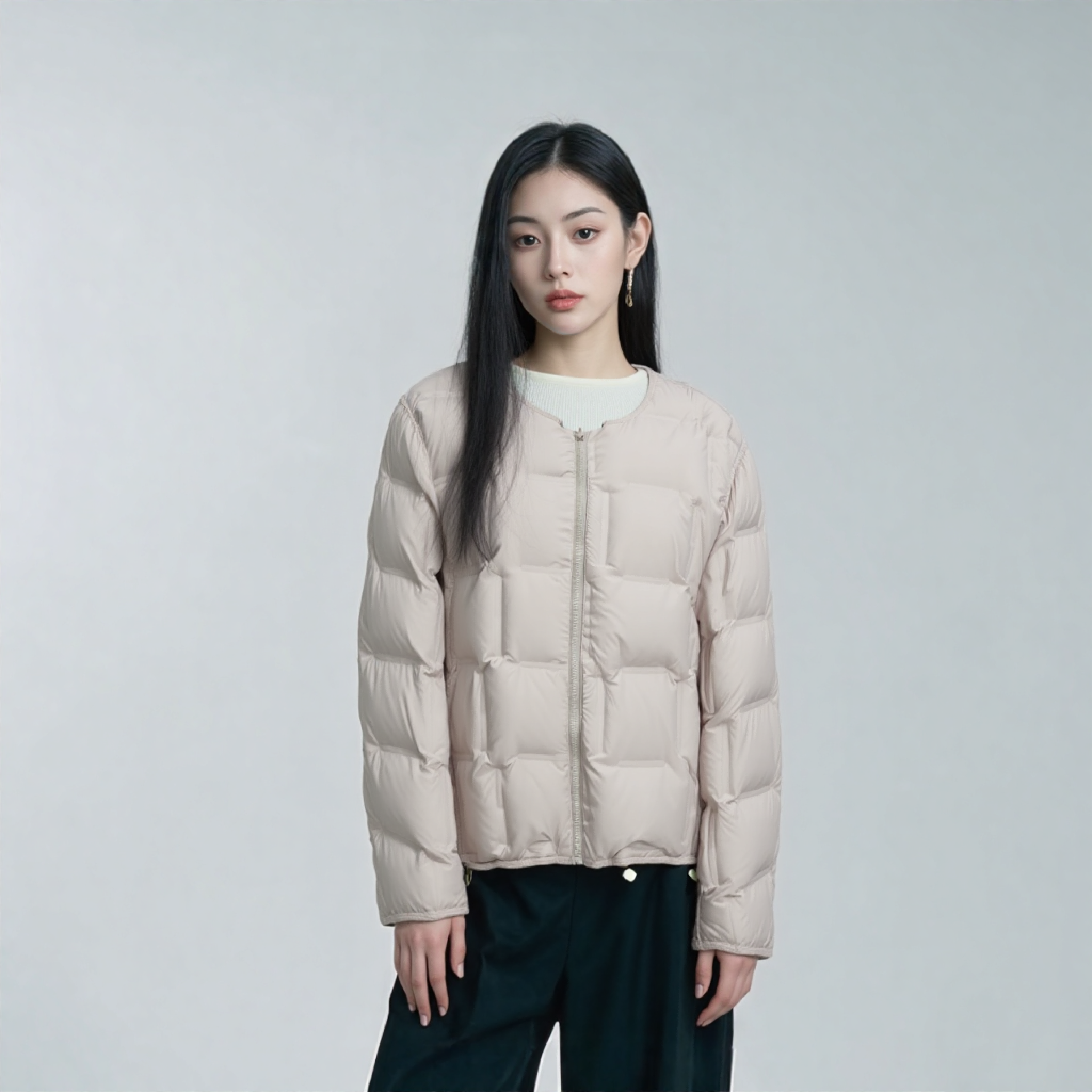 【大美唤粉丝专享】双面穿羽绒服短款圆领宽松保暖外套YS-19133,女装/女士精品,羽绒服,淘宝优惠券,粉丝福利购,淘宝优惠卷