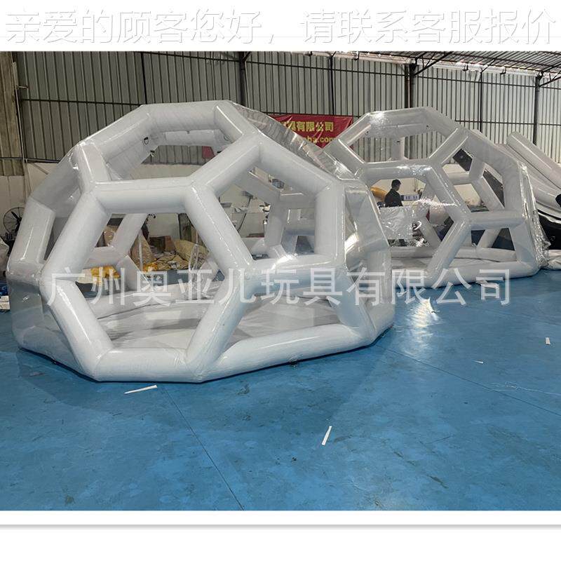 户外气透明帐篷网红名宿星空充帐篷 足球帐篷饮球形泡泡餐88屋定