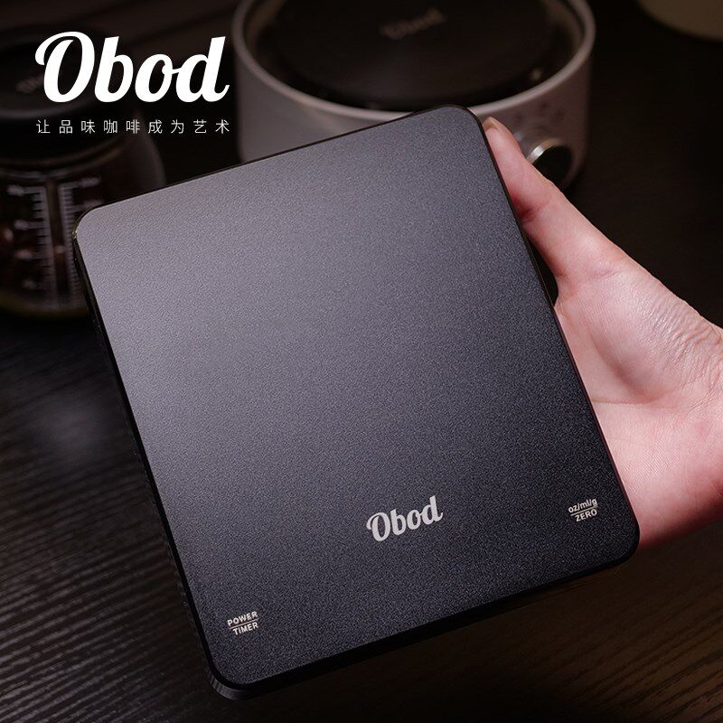 Obod咖啡电子秤专用计时咖啡壶豆电子称磅手冲意式迷你克称充电