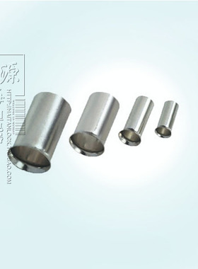 EN1008 1平方管形裸端头 针形冷压端子欧式端头线鼻子 2000只