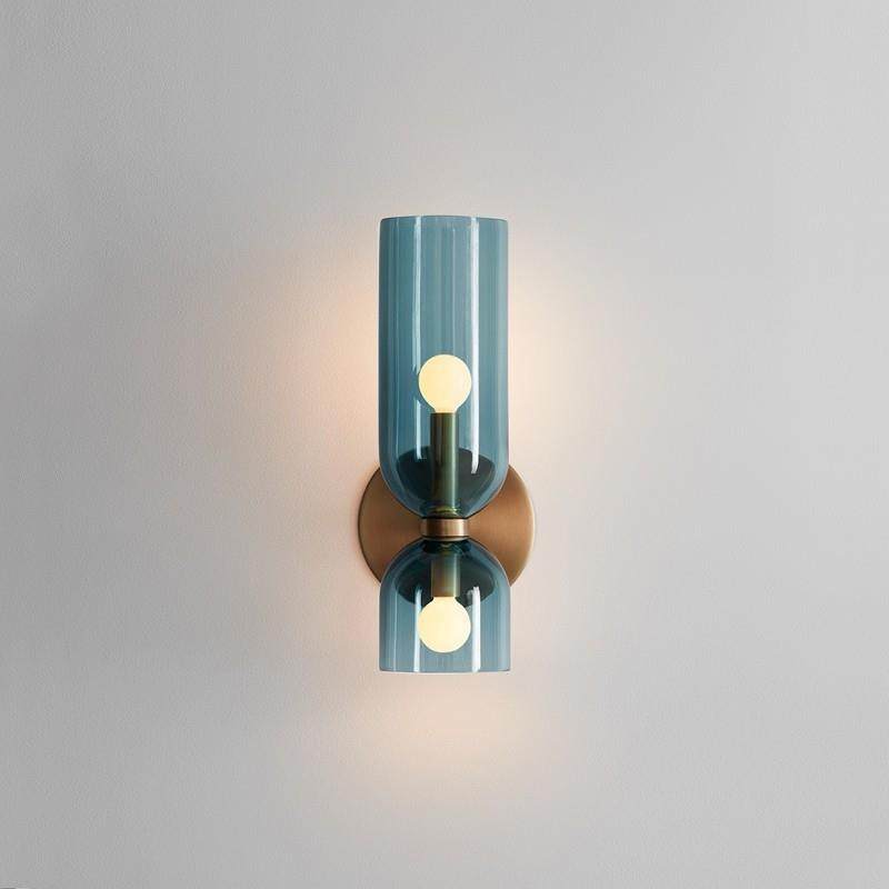 北欧简约创意玻璃壁灯过道玄关卧室客厅床头壁灯书房艺术轻奢壁灯