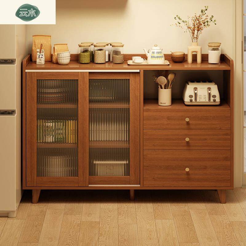 客厅置物架多层杂物柜高级实木色餐边柜厨房碗柜收纳储物柜,五金/工具,其他电线电缆,淘宝优惠券,粉丝福利购,淘宝优惠卷