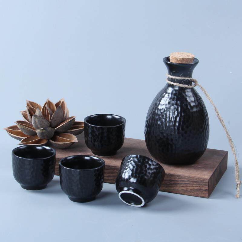 爱思家家用酒具套装清酒具小酒盅陶瓷酒杯蜂窝烈酒杯分酒壶酒盅