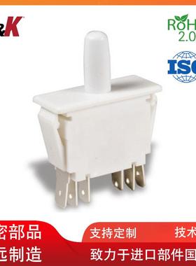 C&K现货28.32*13.97微动开关DS2D6BQ3白色按钮开关位置行程开关