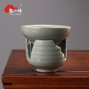 分寸湖青汝窑茶漏网茶具配件茶隔茶滤泡茶茶叶过滤网茶滤器茶漏器