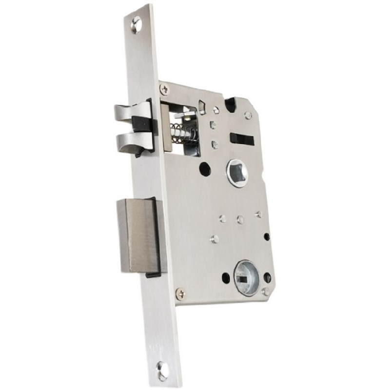 室内木门指纹锁锁体大50锁体防叉双舌双活双快电子锁体加厚不锈钢