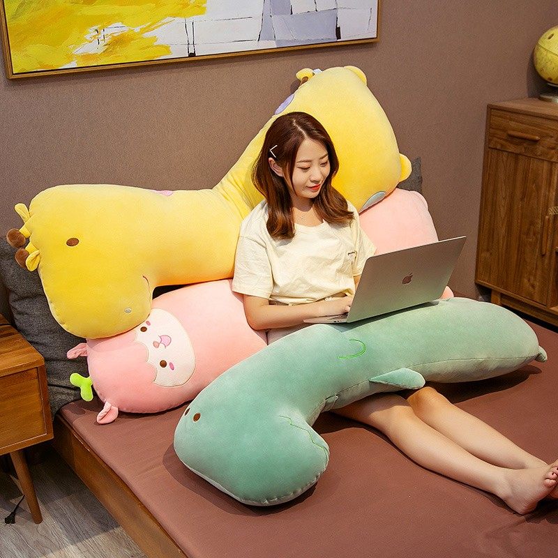卡通长条枕头抱枕长款侧着睡觉夹腿枕萌萌可爱女生床上靠垫可拆洗