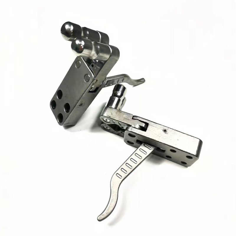 夹弹器不锈钢撒放器两轴联动304散放器机械夹蛋发射配件自动复位