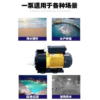 凌霄TDA海水泵海鲜池生鲜池鱼池养殖水泵泳池过滤循环塑料离心泵