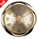 热销金色钟表石英钟现代客厅钟表宾馆大堂壁钟15英寸静音酒店挂钟