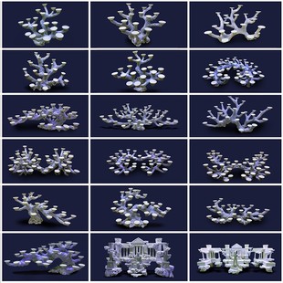 海水缸造景石人造海缸珊瑚石代替活石免爆藻半悬浮造景新手珊瑚礁