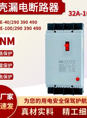 DZ15LE-100/4901 100/3901 40/2901 63A100A漏电断路器保护器开关