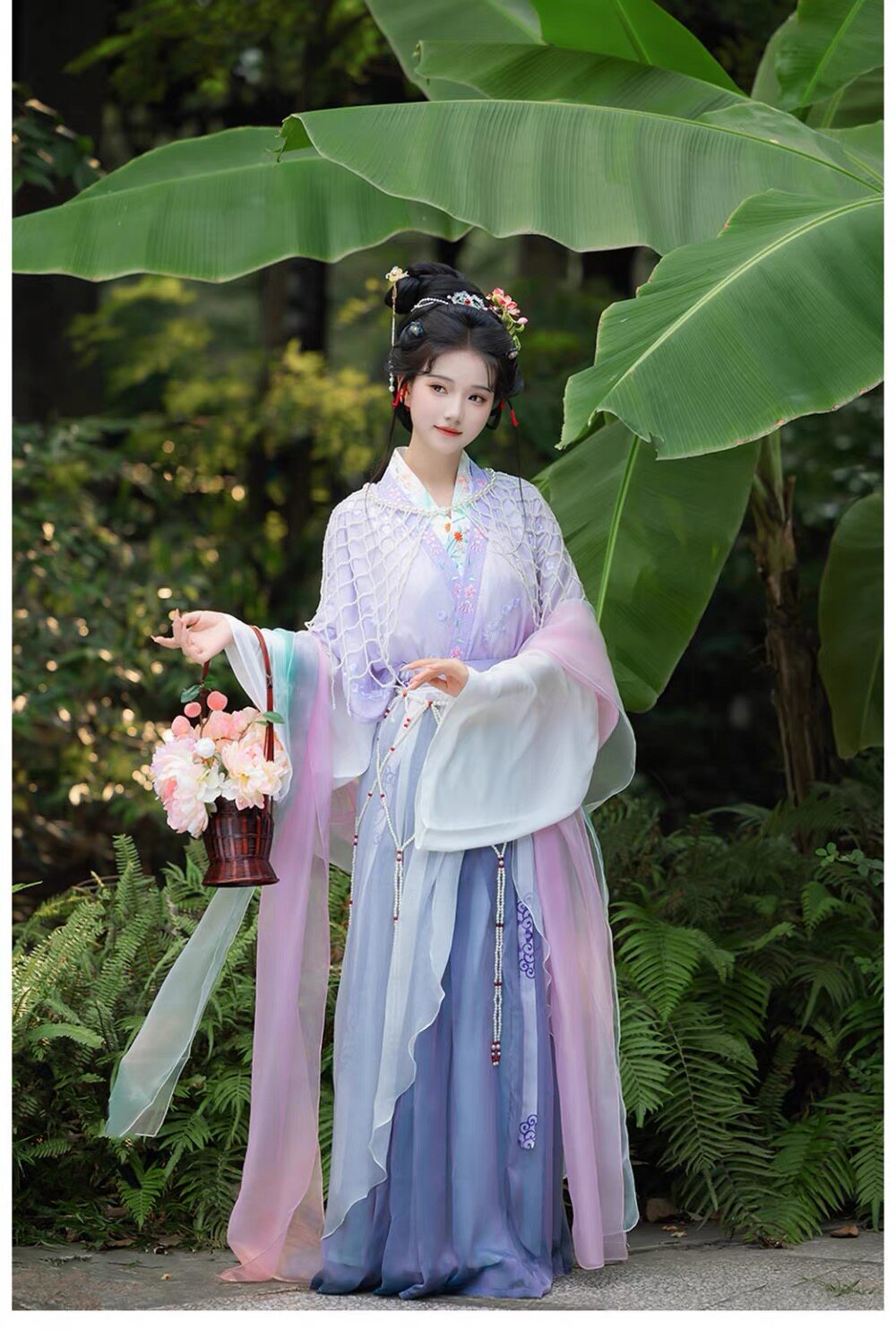 月下纱 华姿仪赏2024年秋季新品宋制仕女图复原汉服女装原创三色