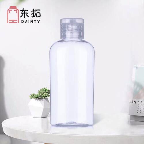 60l扁瓶洗眼液胶水瓶翻装盖分瓶验样品mXCH实试剂滴液PET塑料瓶