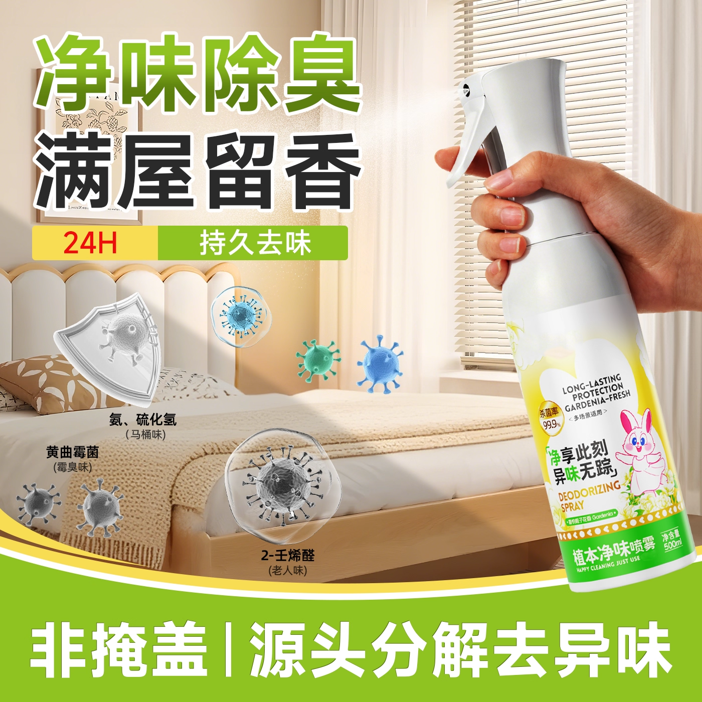 三希除味喷雾衣物除异味