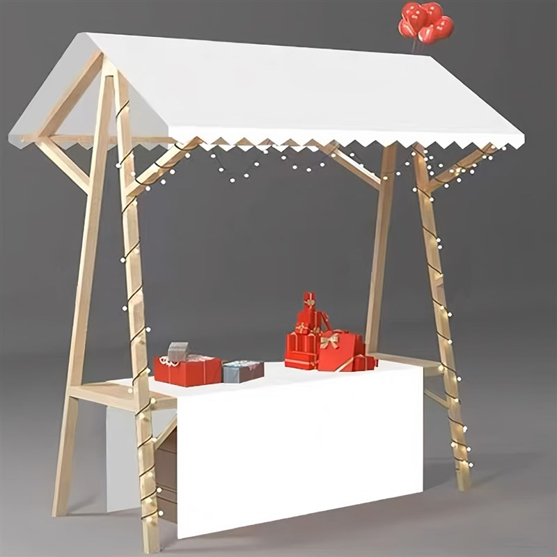 实木制促销花车折叠摊位摆摊展示架夜市集市架子集市摊位架